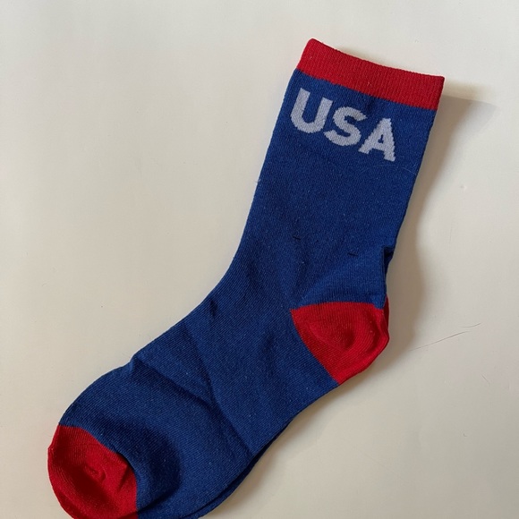 🆕 USA 🇺🇸 Themed Socks - 2 Pair Sz: 6-8 - Picture 4 of 5